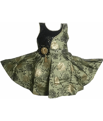 harshvardhanmart Baby Girls Cotton Blend Frocks ( Purple )