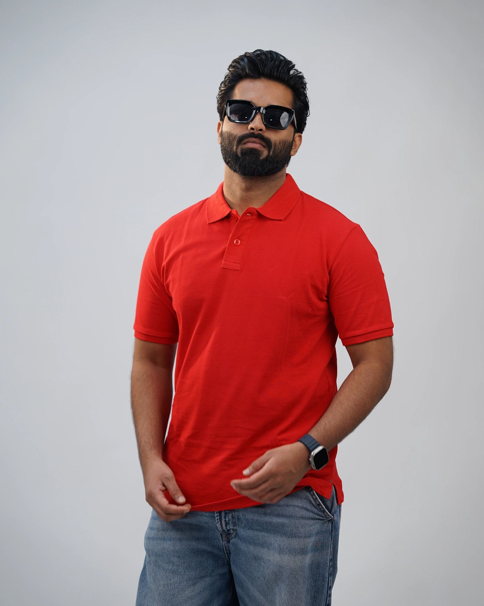 Red Polo Tees for Men