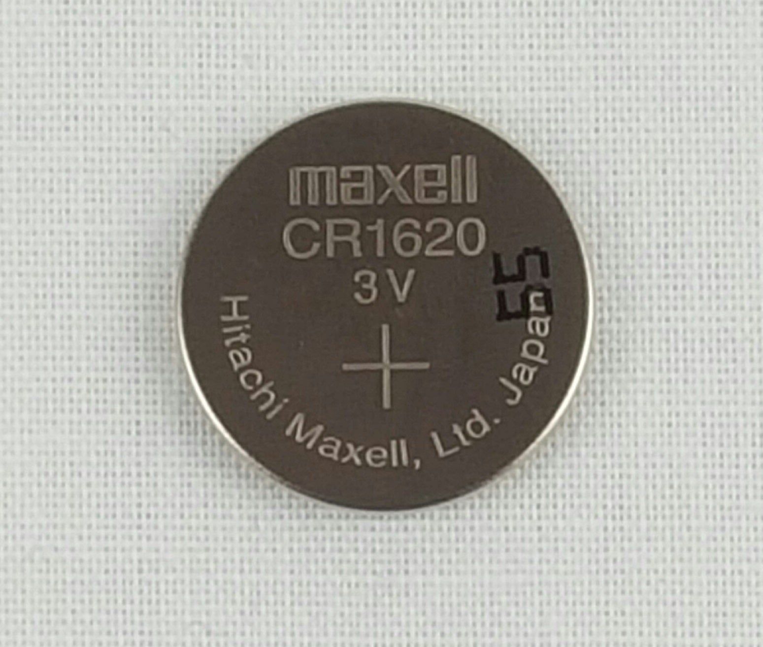 CR1620 Maxell Lithium 3V Coin Battery, 1 Battery