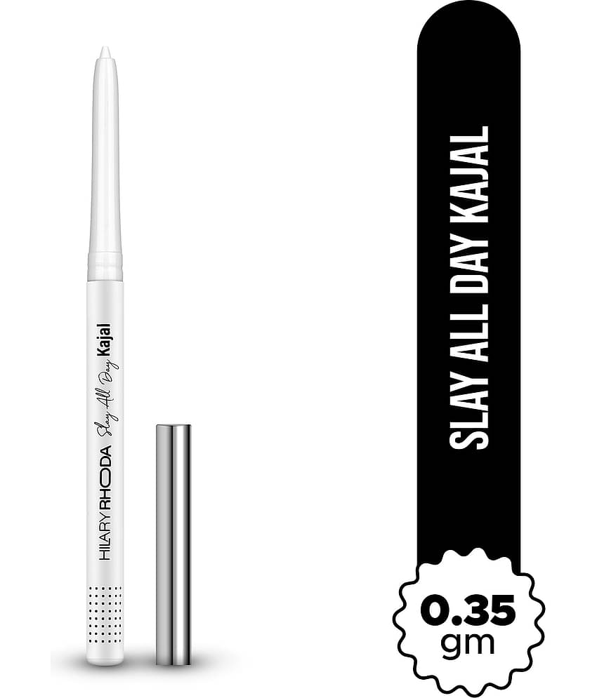 Hilary Rhoda White Matte Kajal 35 g Pencil ( Pack of 1 )