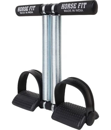 HORSE FIT Double Spring Tummy Trimmer Men and Women for Abs Workout Stomach Exercise Machine for Women and Men Exercise in Gym, Home for Abdominal, Belly Exercise Waist Trimmer, (Multicolor)