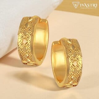Vivastri Stylish Alloy Gold Plated Bali Earrings for Women & Girls [VIVA2530ERG]