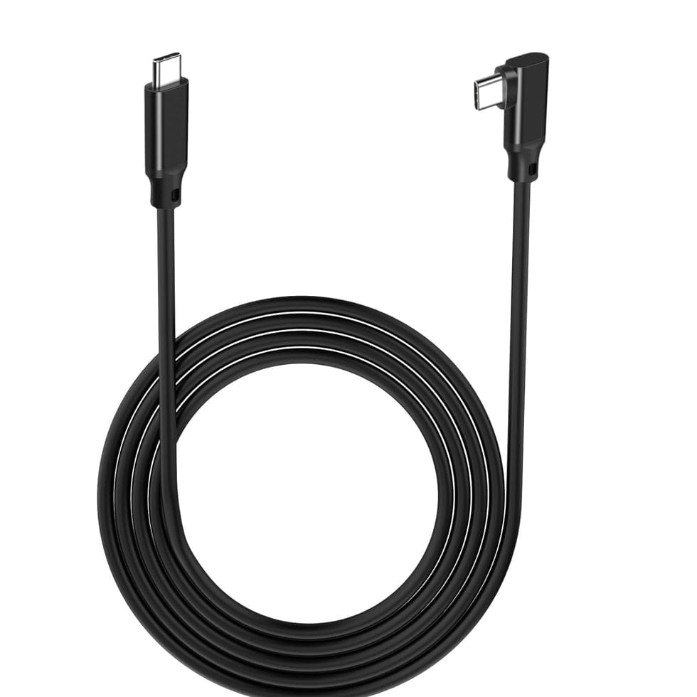 LA'FORTE USB-A to USB-C Cable with L-Shaped Connector, 1.5 Meter, 65W Super Fast Charging, 3A