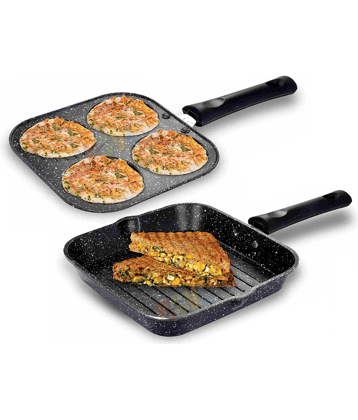 NSVL Non Stick Aluminium Grill Pan