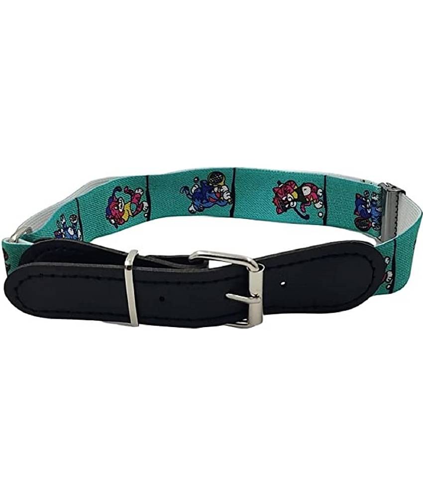 Zacharias Boy's Stretchable Printed Belt for kids (Sea.Green_1-6 Years)