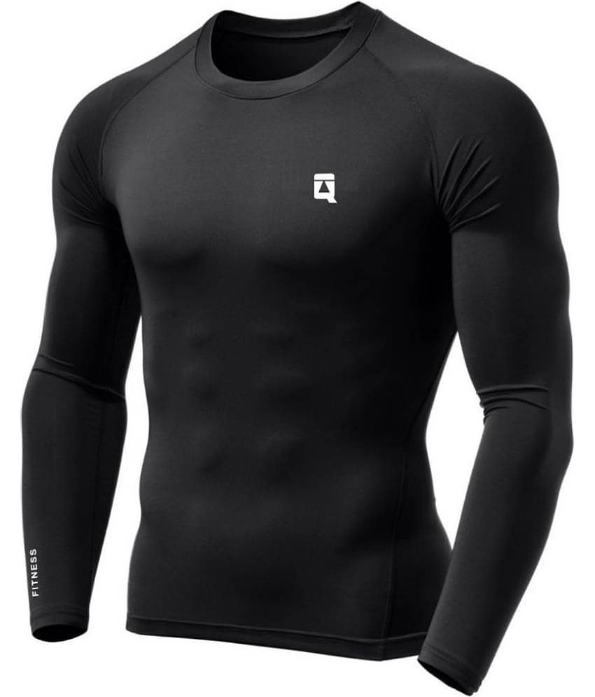 Quada Men Compression T-Shirt Gym and Sports Wear T-Shirt for Men | Body fit Skinny T Shirt for Gyming and Sports