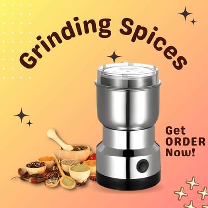 Electric Mini Mixer Grinder Juicer HJJ328 1 Jar Multicolor