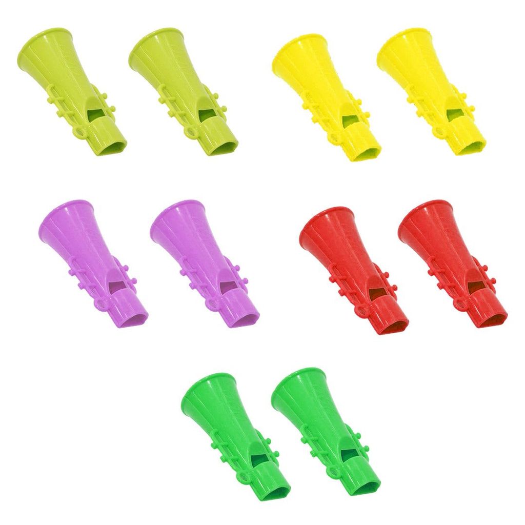 Mini Trumpet Shape Multicolored Whistles for Party Favour - 10PC - Party and Festive Needs | Buy online on ZillyBuy