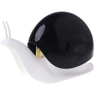 Cute Snail Soap Dispenser Hand Soap Pump Lotion, Hand Sanitizer, Shampoo, Shower Gel Dispenser for Bathroom, Kitchen Counter, Bathroom Accessories (Black)