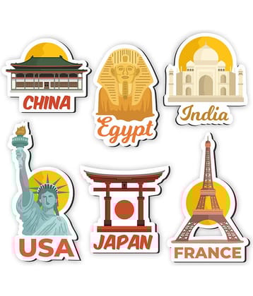 Saf Wood Fridge Magnet - Pack of 6