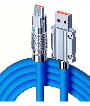 Retailstore 1m Data Cables Type-C Superfast Charging cable - Blue