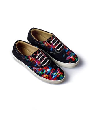 Women Sweat Absorption Lightweight Abrasion Slip Resistant Canvas Sneakers