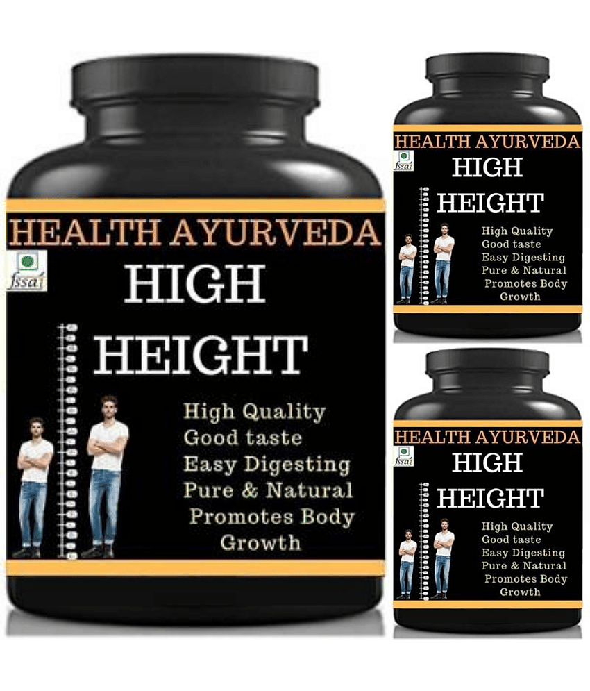 Hindustan Herbal high height vanilla flavor 0.2 kg Powder Pack of 3