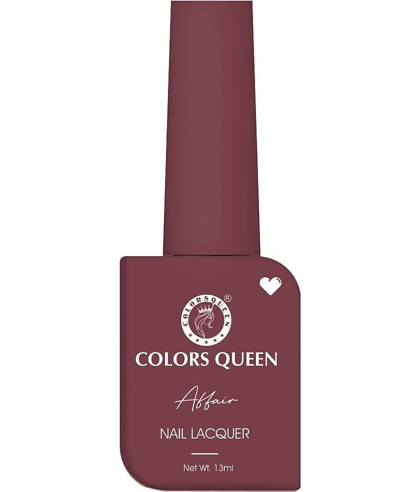 Colors Queen Mauve Matte Nail Polish 13 ( Pack of 1 )