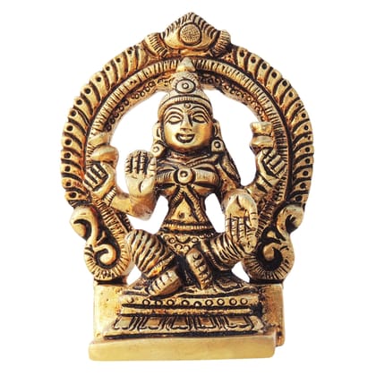 Brass Showpiece Laxmi Ji With Frame God Idol Statue (BSMAS596 L)