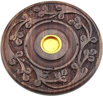 Incense Base Plate Wooden