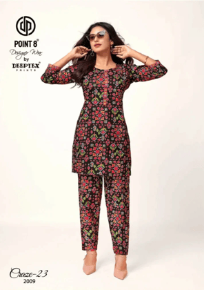 Craze 23 Deeptex Prints Co Ord Set