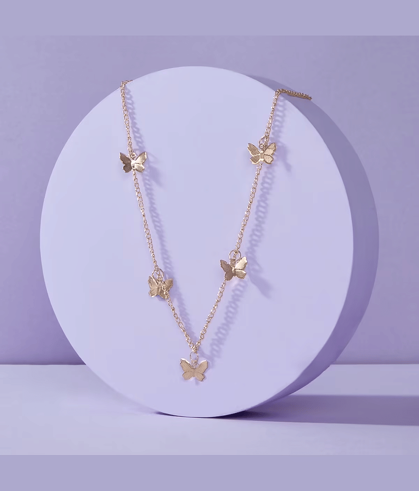 Sunhari Jewels Golden Pendant ( Pack of 1 )