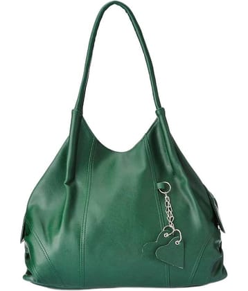 Fostelo Green Fabric Shoulder Bag