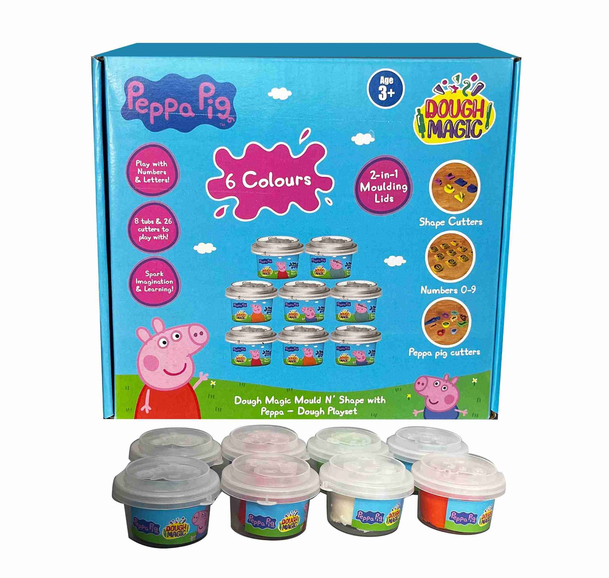 Dough Magic Mould N' Shape With Peppa Dough Playset