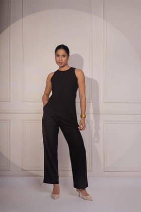 Arla Co-ord Set: Black-XS