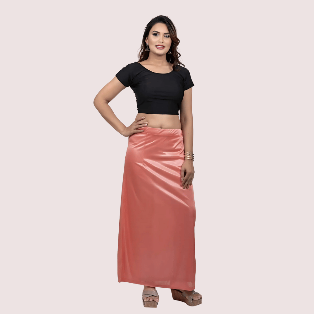Women's Silk Satin Underskirt Petticoat - Sarees | Buy online on ZillyBuy