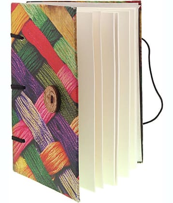 CRAFT CLUB Colourful Wool Print In Special Binding diary Regular Notebook