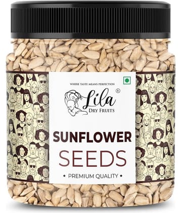 LILA DRY FRUITS Raw Sunflower Seeds 1000 Grams Jar Healthy, Antioxidant Rich Snack