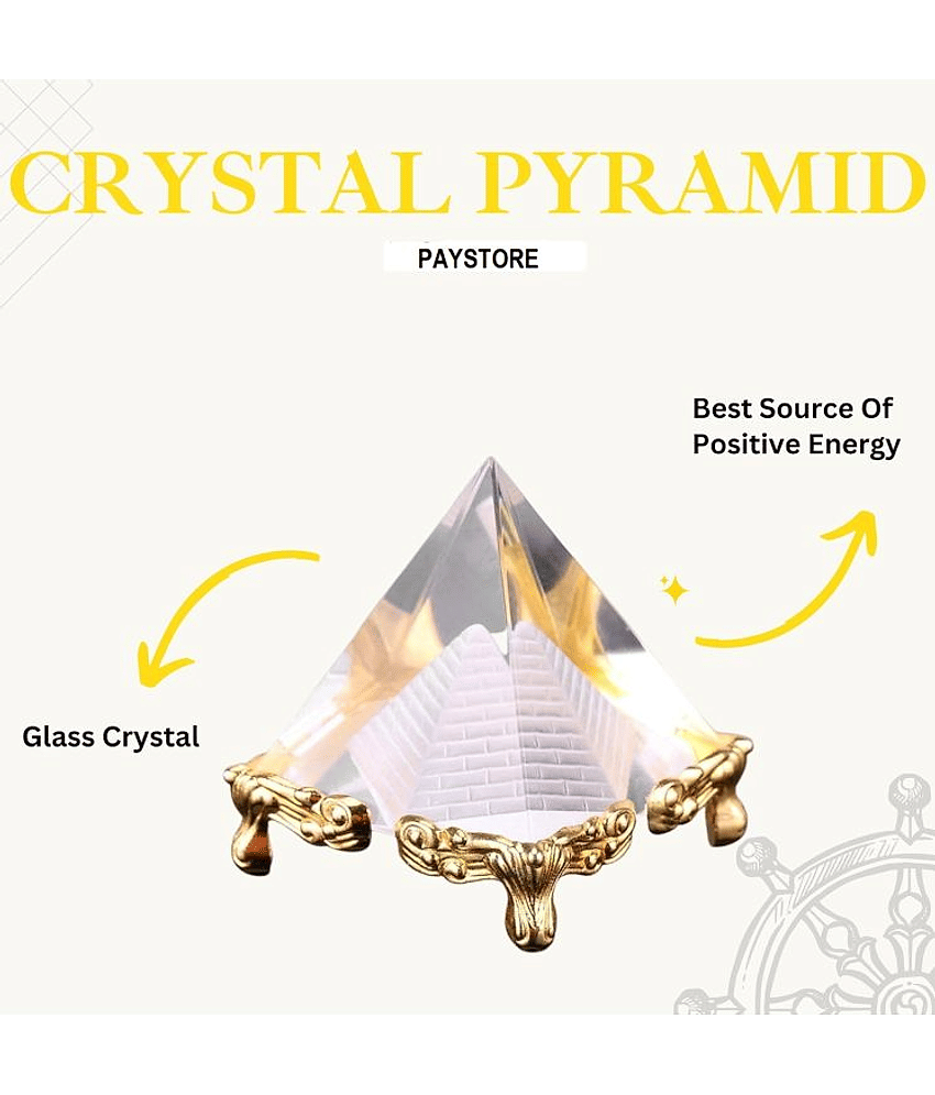 PAYSTORE Glass Fengshui Pyramid