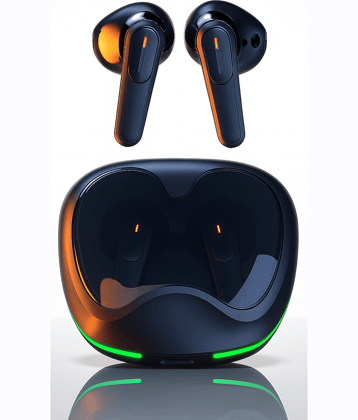 COREGENIX Pro 60 Truly Wireless Earbuds TWS | ENC & High Bass | Upto 30 Hrs Playtime | Bluetooth V5.3 | Quad Mics with AI-ENC | 40ms Low Latency Gaming | Gaming Beast for Android & iOS