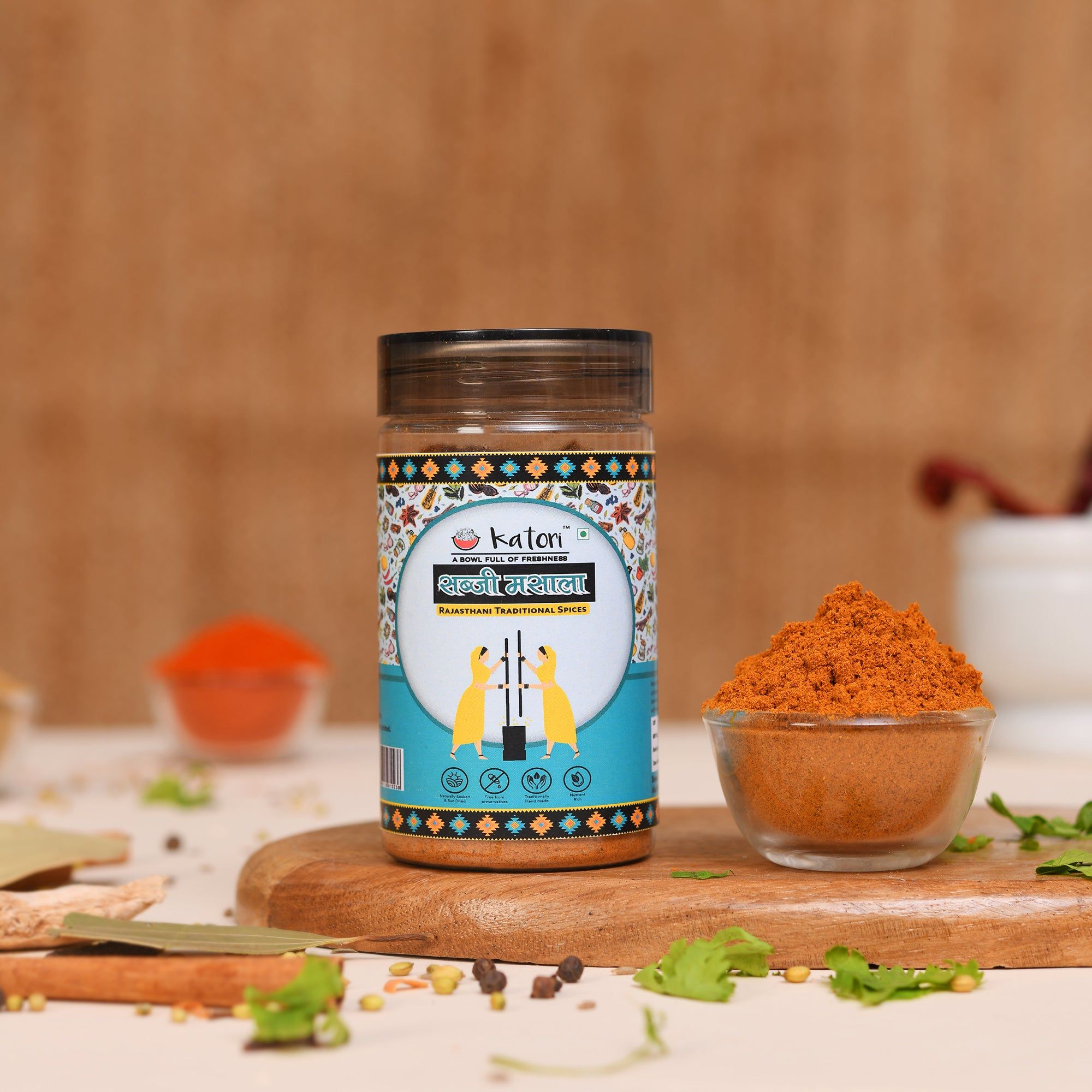 Pure Sabji Masala | Traditional Spice Blend - Katori