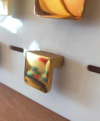 ADISON Stainless Steel Designer Trendy Stylish Door Knobs Pack of 2 and get 1 Free with Screws and Glossy Material (Pack of 3) | Multicolor 23