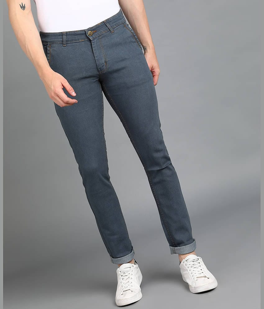 Supernova Inc. Slim Fit Washed Men's Jeans - Grey ( Pack of 1 )