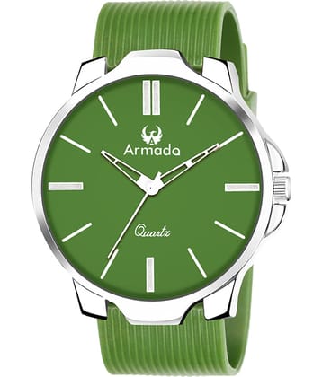 Armado Green Silicon Analog Men's Watch