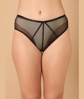 PrettyCat Pack of 1 Net/Mesh Hipster For Women ( Red )