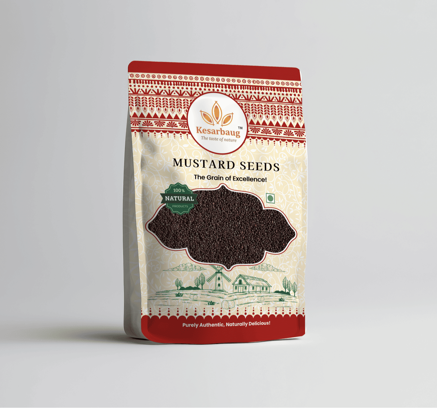 Kesarbaug Mustard Seeds (Rai), 100 gm