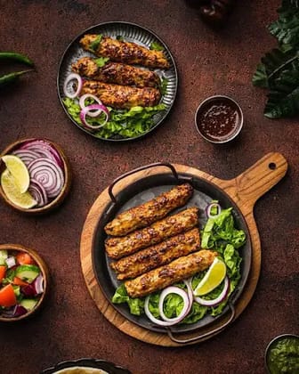 Chicken Seekh Kabab[2 Pieces]