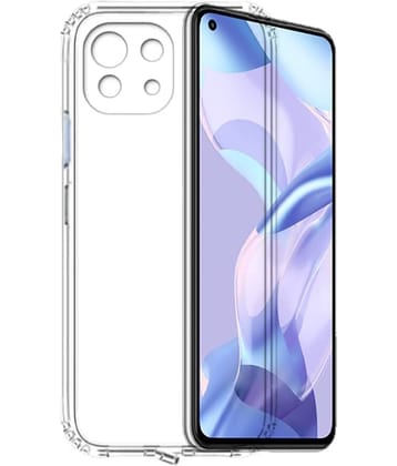 Case Vault Covers - Transparent Silicon Silicon Soft cases Compatible For Mi 11 Lite NE 5G ( Pack of 1 )