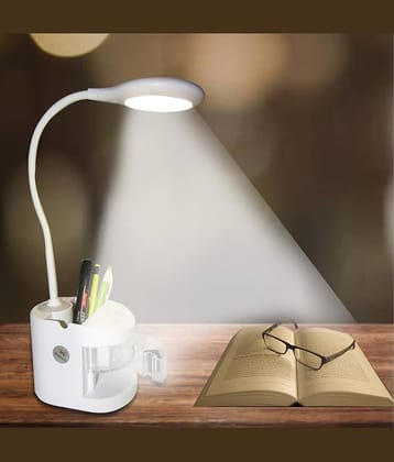 Waken White Study Table Lamp ( Pack of 1 )