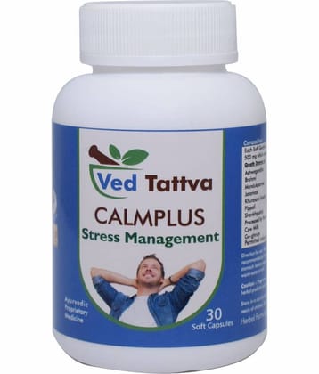 Ved Tattva Calm Plus Capsule 30 No.S Pack of 1