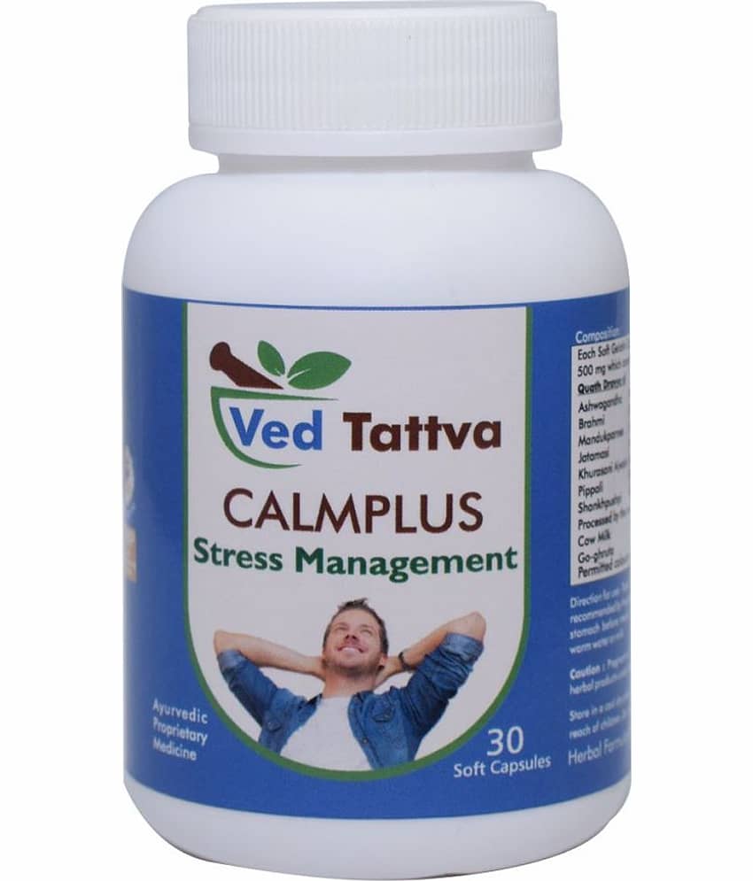 Ved Tattva Calm Plus Capsule 30 No.S Pack of 1