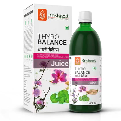 Krishna's Herbal & Ayurveda Thyro Balance Juice  1000 ml  Pack of 1