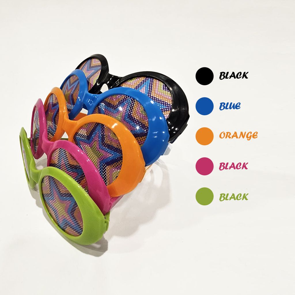 70's Disco Glass Favors - 4 PCs