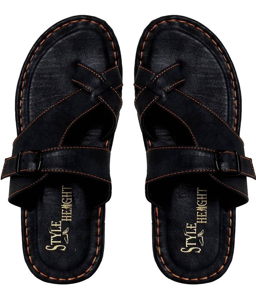 Style Height Black Flip Flops