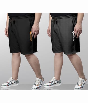 Ardeur Multi Cotton Blend Men's Shorts ( Pack of 2 )