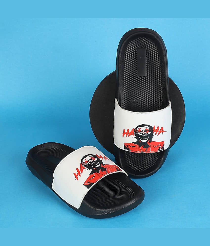 PERY PAO White Men's Slide Flip Flop