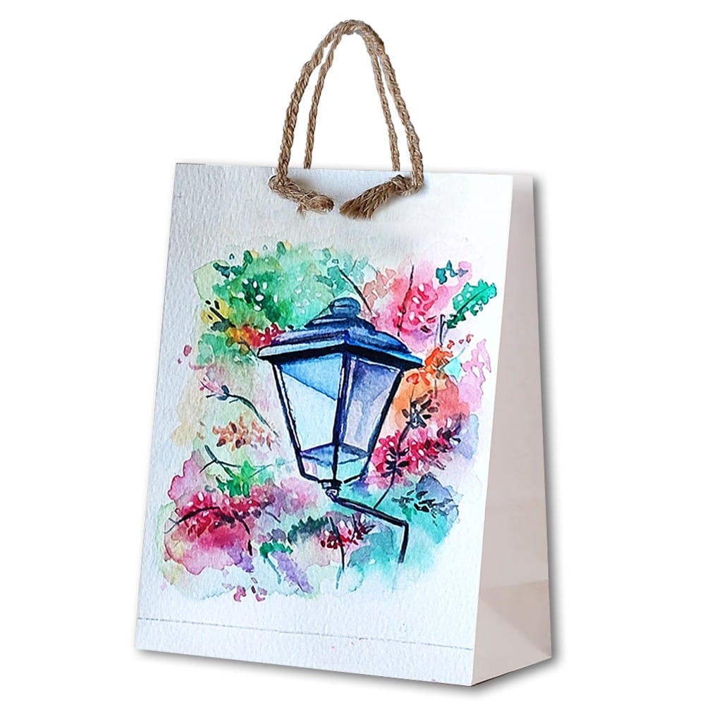 Water Color on Paper Bag DIY Kit by Penkraft