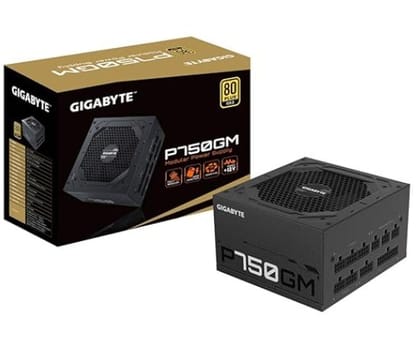 GIGABYTE GP-P750GM 750W ATX Power Supply | Fully Modular | 80 Plus Gold | Quiet Fan | Compact Design GIGABYTE GP-P750GM 750W ATX Power Supply | Fully Modular | 80 Plus Gold | Quiet Fan | Compact Design