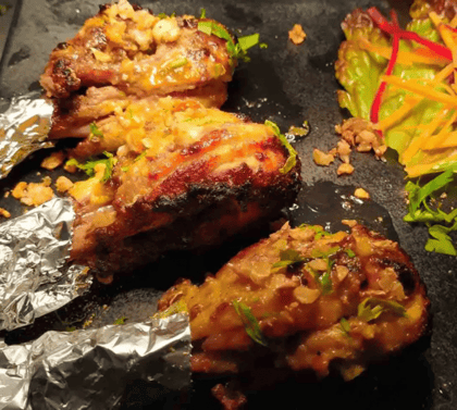 Stuffed Tangri Kebab
