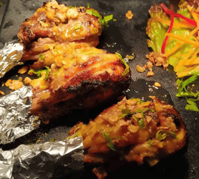 Stuffed Tangri Kebab